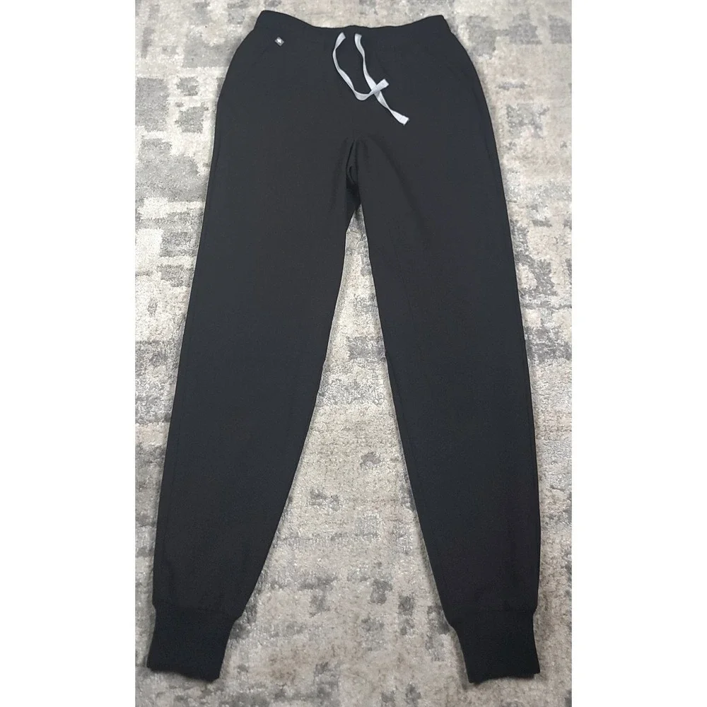 Figs‎ Med Scrubs Men's Black Joggers Technical Collection Sz SMALL LOT OF 2